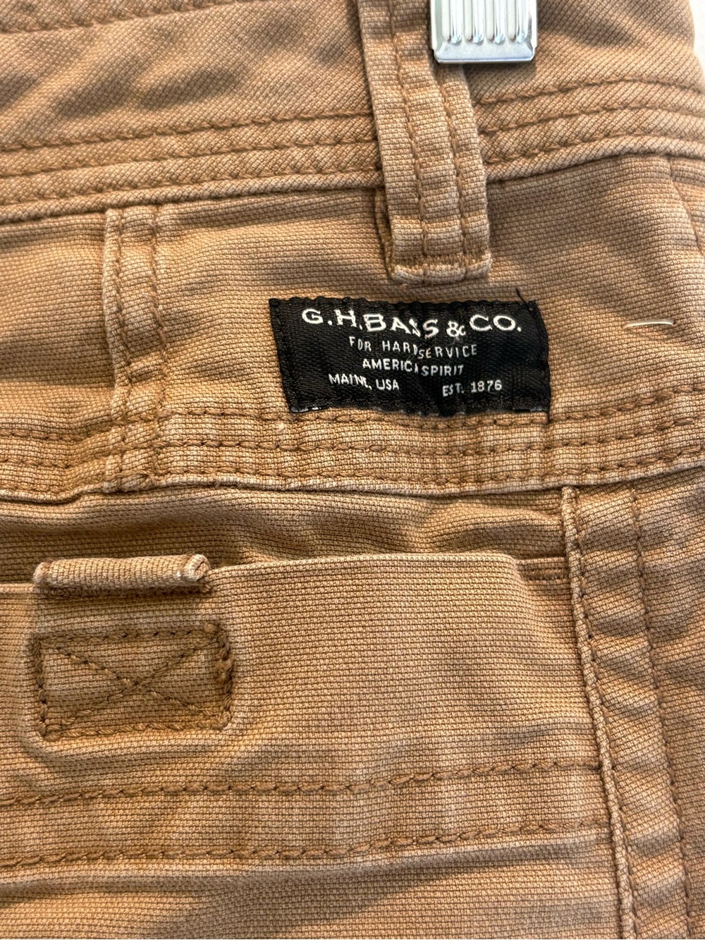 G.H. Bass & Co. Men’s Tan Pants - Picture 3 of 7
